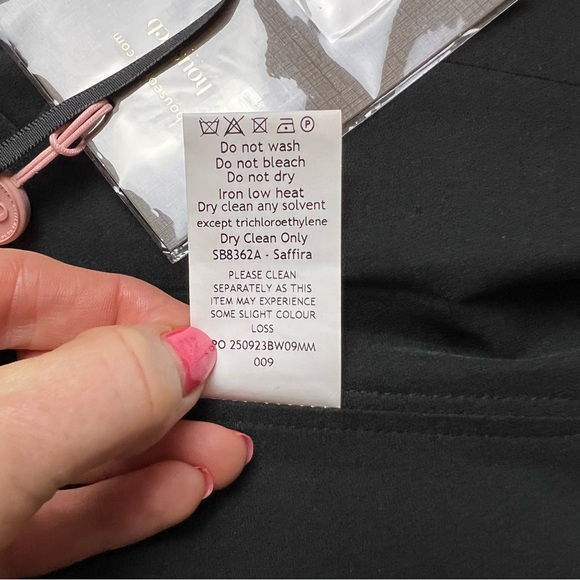 HOUSE OF CB Saffira Black Plunge Vegan Leather Corset. Size Small. New With Tags - Picture 11 of 13